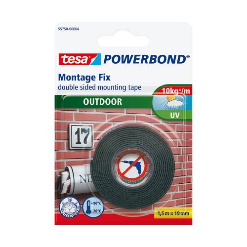 Ragaszt&#243;szalag mont&#225;zs tesa&#174; Powerbond 55750 k&#252;lt&#233;ri 19mmx1,5m