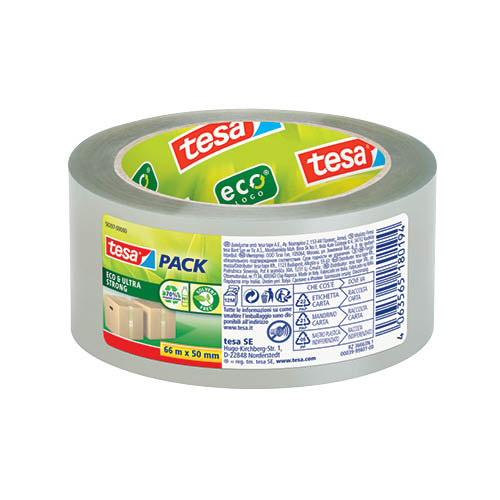 Ragaszt&#243;szalag tesapack&#174; ECO &amp; ULTRA STRONG ecoLogo&#174; 58297 50mmx66m Transzparens