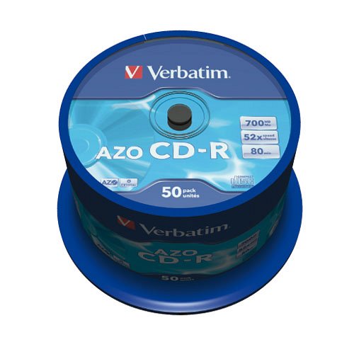 CD-R Verbatim 700MB 52x (Datalife) 50db/henger EXTRA 43351