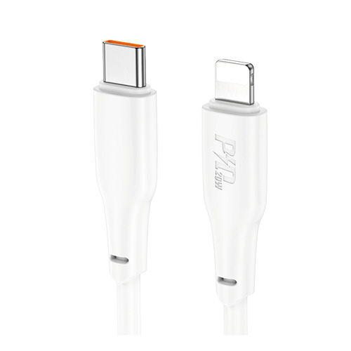 Adatkábel HOCO X93 Force PD20W iPhone Type-C - Lightning 1m fehér