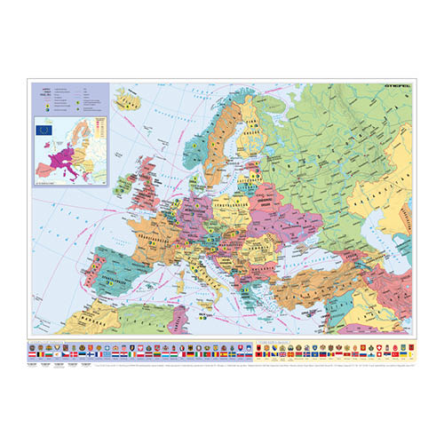 Sz&#250;rkat&#225;bla f&#233;mkerettel Eur&#243;pa orsz&#225;gai &#233;s az Eur&#243;pai Uni&#243; t&#233;rk&#233;pe 140 x 100 cm