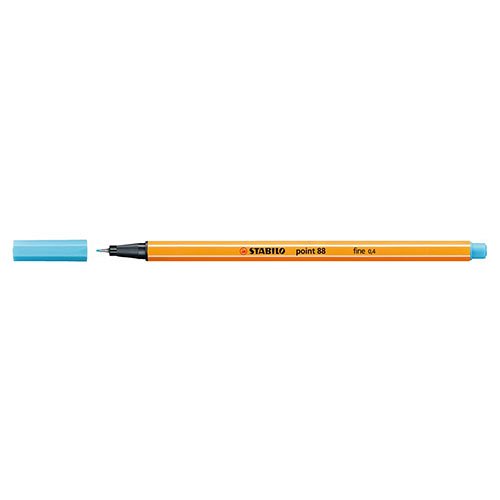 Tűfilc STABILO point 88 0,4mm &#225;ttetsző k&#233;k