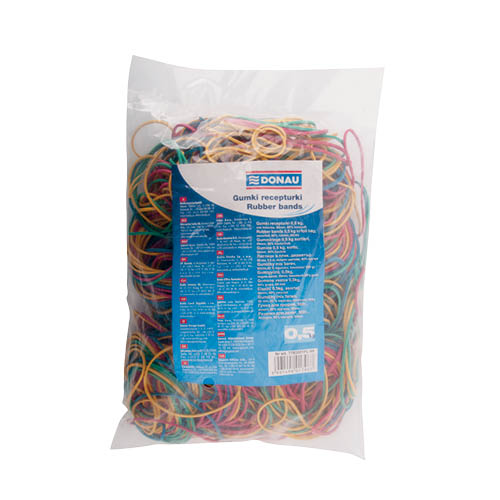 Gumigyűrű 500g 60mm DONAU sz&#237;nes
