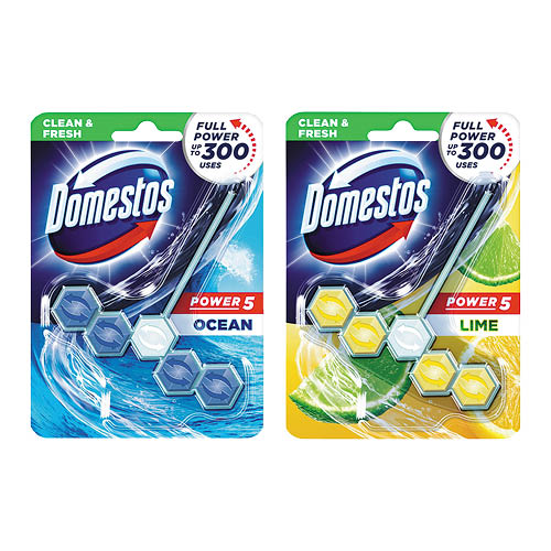 WC friss&#237;tő blokk Domestos Power5 55g