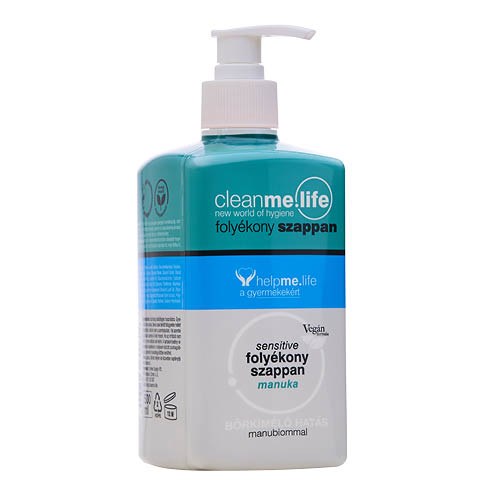 Szappan foly&#233;kony Cleanme.life Sensitive manuka 500ml