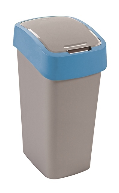 Billenőfedeles szemetes CURVER PACIFIC FLIP BIN 45l ez&#252;st/ k&#233;k