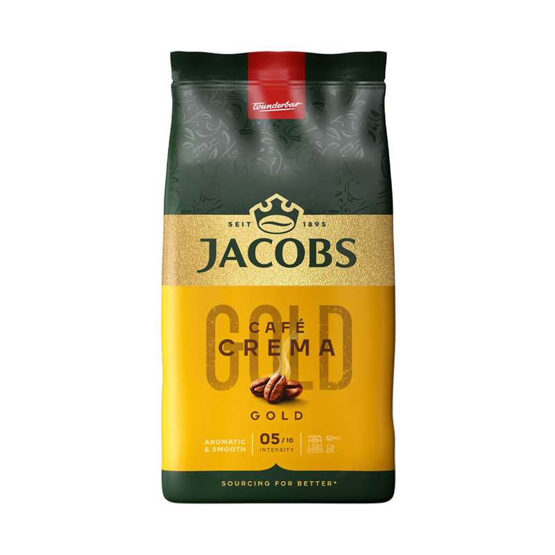 Kávé JACOBS Crema Gold szemes 1000g