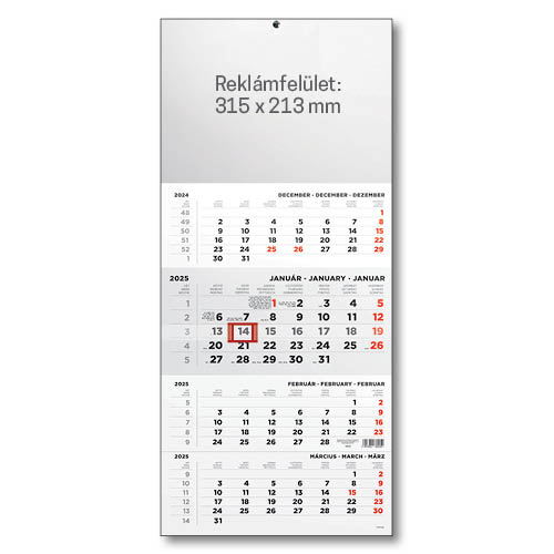 Speditőrnapt&#225;r T079 1 t&#246;mb&#246;s 4 havi