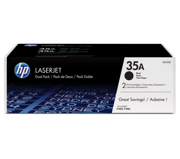 HP l&#233;zertoner CB435AD No.35AD fekete 2x1500 old.