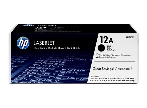 HP l&#233;zertoner Q2612AD fekete 2x2000 old.