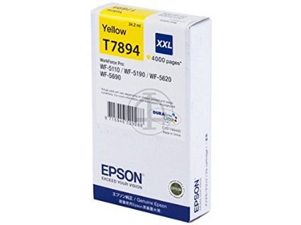 Epson tintapatron T789440 s&#225;rga 4000 old.