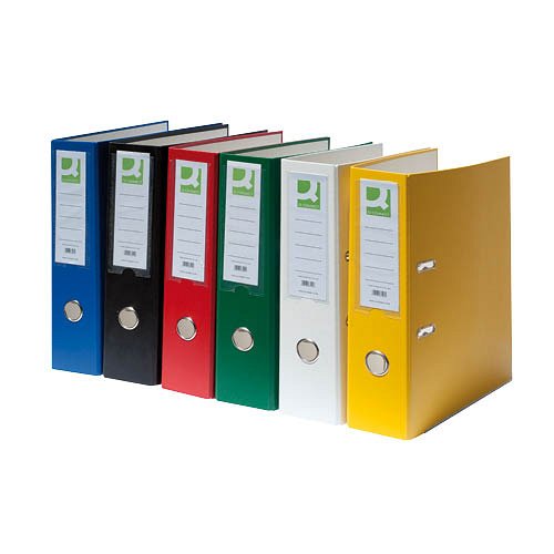Iratrendező A/4 7,5 cm élvédős Q-CONNECT fehér