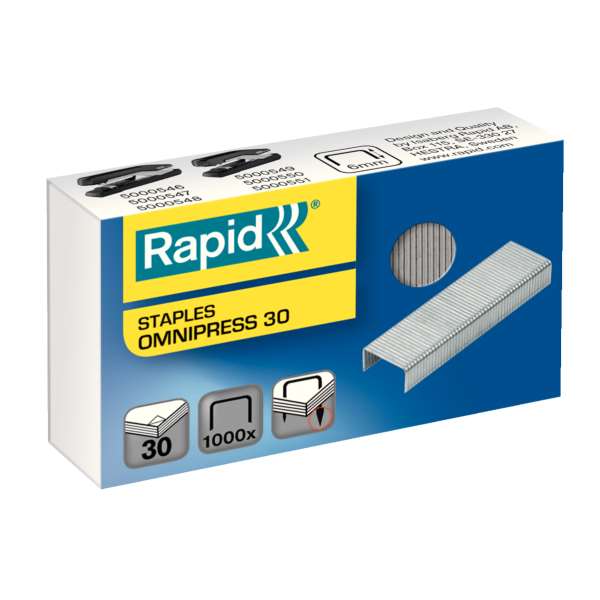 Fűzőkapocs Omnipress 30 1000db (S030c tűzőgéphez) 5000559