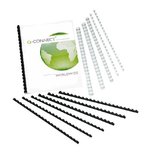 Kötőgépspirál Q-CONNECT 14 mm fehér