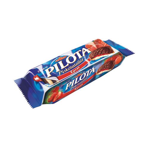 Pilóta Piskótatallér epres 147g