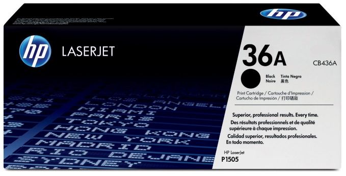 HP lézertoner CB436A No.36A fekete 2000 old.