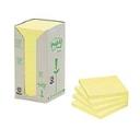 Post-it® 654-1T 76x76mm 16x100lap/csm GreenLine sárga