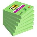 Post-it® Super Sticky jegyzettömb 76×76mm 90lap 654-6SS zöld