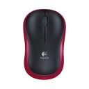 Egér optikai vezeték nélküli Logitech 910-002238 M185 piros