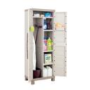 Takarítóeszköz-tároló szekrény műanyag kétajtós