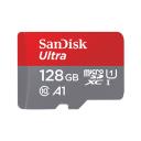 Memóriakártya SanDisk Micro SD Ultra Android 128GB 140MB/s, A1, Class 10, UHS-I