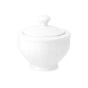 Cukortartó fedővel 25cl Rotberg Porcelain® Oslo fehér porcelán