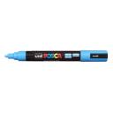 Dekormarker UNI POSCA PC-5M 1,8-2,5mm kúpos hegy világoskék