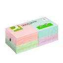 Öntapadós jegyzettömb 76x76mm 4x3x100lap Q-CONNECT KF10509 Pastel Rainbow