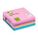 Öntapadós jegyzettömb 76x76mm 320lap Q-CONNECT KF02514 Ultra Rainbow