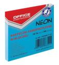 Öntapadós jegyzettömb 76x76mm100lap OFFICE PRODUCTS neonkék