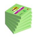 Post-it® Super Sticky 654-6SS 76 ×76 mm 90 lap zöld