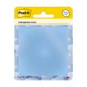Post-it 600-1TRSPx pasztell jegyzettömb 73x73mm 36lap áttetsző pasztell kék