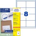 Etikett címke univerzális 4782 fehér QuickPEEL 97x67,7mm 25ív fehér
