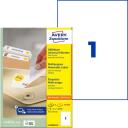 Etikett címke speciális L4735REV-25 visszaszedhető 210x297mm fehér