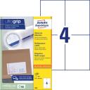 Etikett címke univerzális 3483 105x148mm fehér