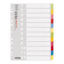 Elválasztólap A/4 karton STANDARD 12rész/ Office Products