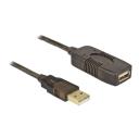 Kábel DELOCK USB 2.0 hosszabbító, aktív 5 m