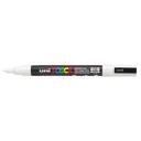 Dekormarker UNI POSCA PC-3M 0,9-1,3mm kúpos hegy fehér